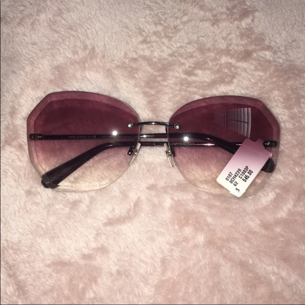 Pink Chanel Sunglasses